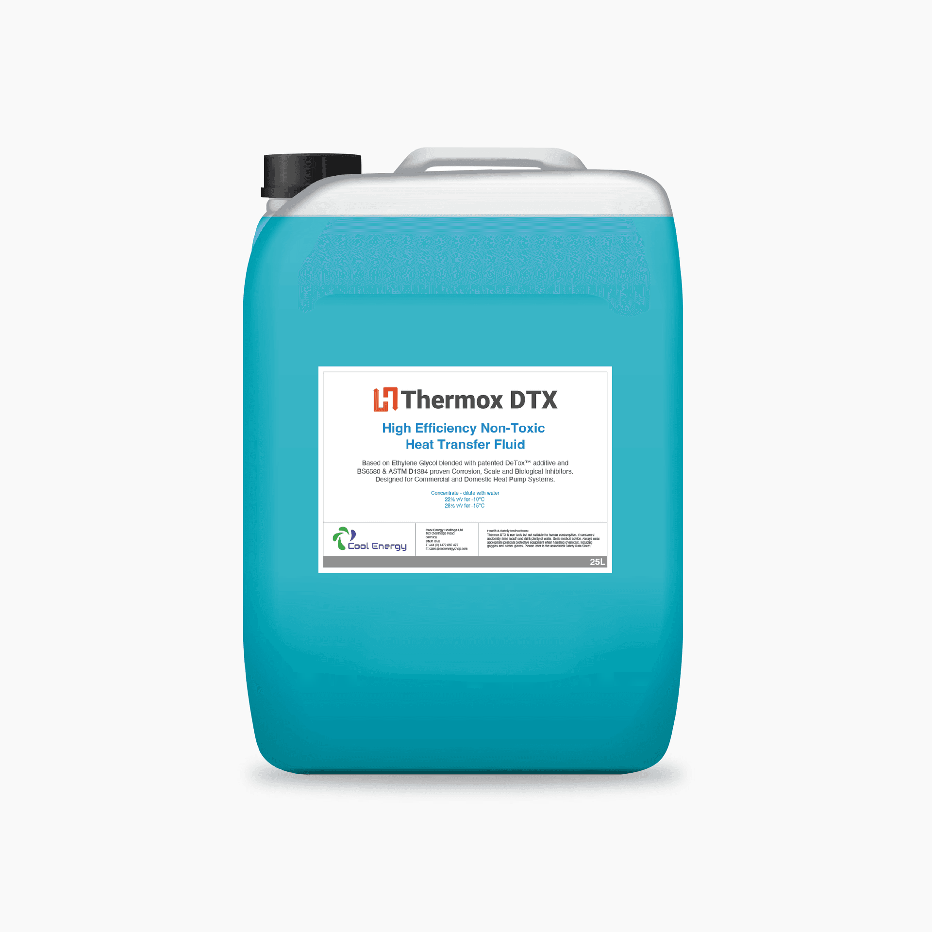 Thermox DTX inhibited glycol 25 litre drum